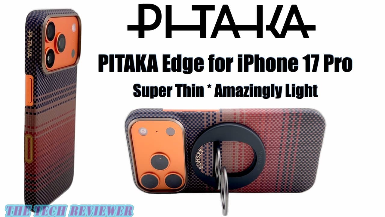 Thumbnail for PITAKA Edge Minimalist Aramid Fiber Case for iPhone 17 Pro: Super Thin & Amazingly Light!