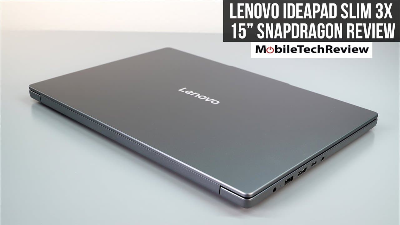 Thumbnail for Lenovo IdeaPad Slim 3x 15" Snapdragon Laptop Review - Affordable Can Be Good!
