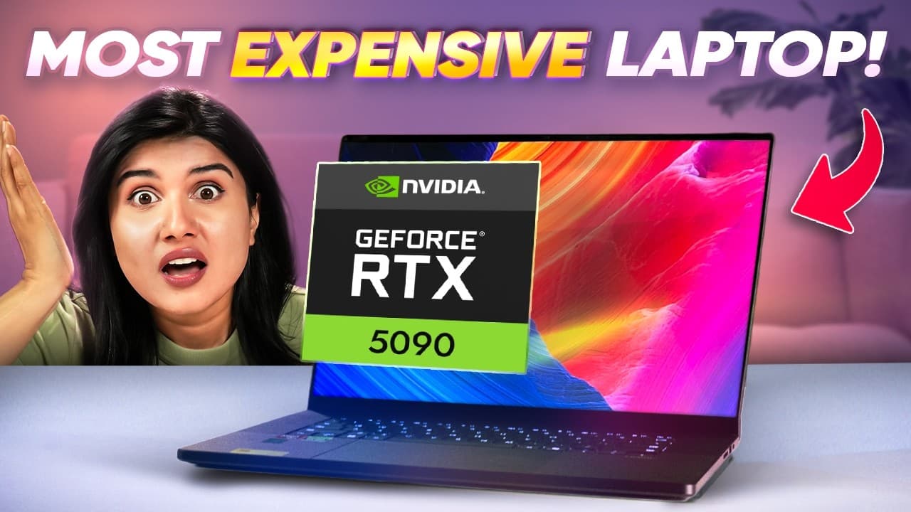 Thumbnail for I Used Most Expensive Laptop in Nepal with RTX 5090!