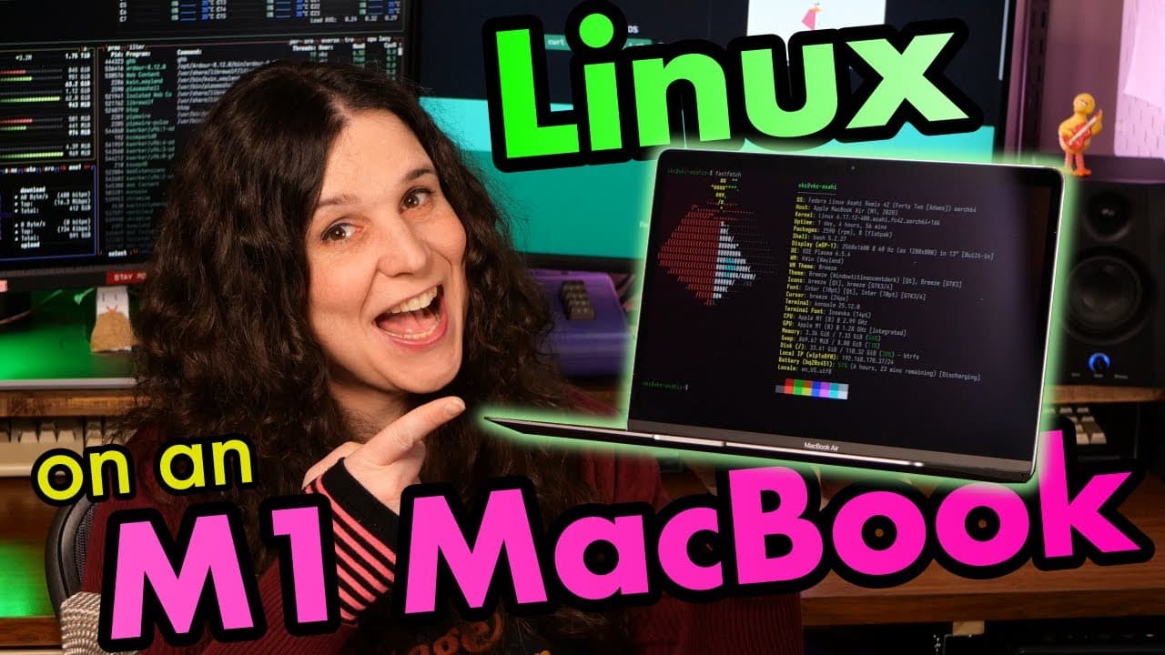 Thumbnail for Linux on a Mac (it's not going back)