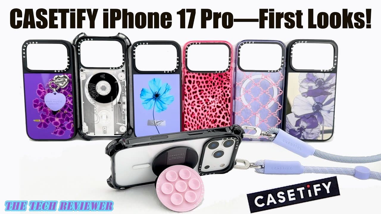 Thumbnail for CASETiFY iPhone 17 Pro Cases First Looks: Protective * Durable * High Quality * Super Customizable