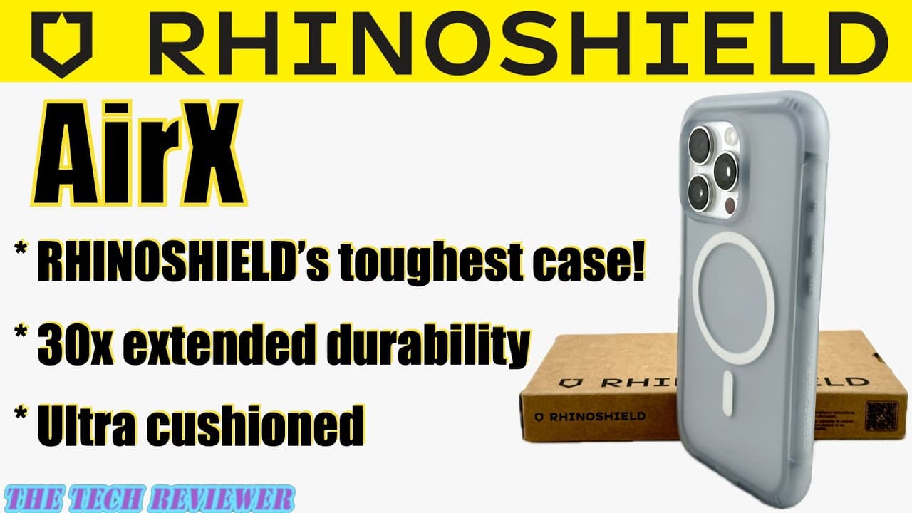 Thumbnail for *NEW* AirX for iPhone 16 Pro: RHINOSHIELD's Toughest Case!