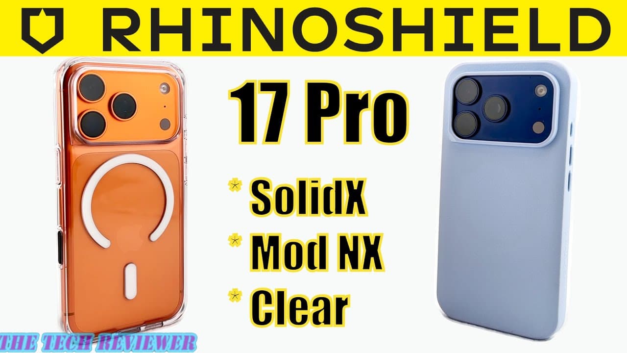Thumbnail for RHINOSHIELD Clear, SolidX & Mod NX for iPhone 17 Pro: Fun, Sustainable & Seriously Drop Protective!